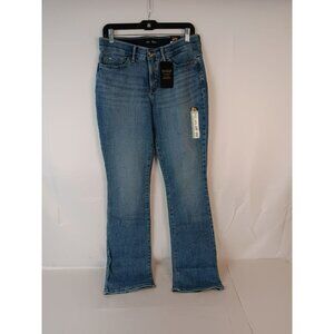 NEW Lee Women's Majestic Flex Motion Waistband Jeans Size 10 Long Blue Denim